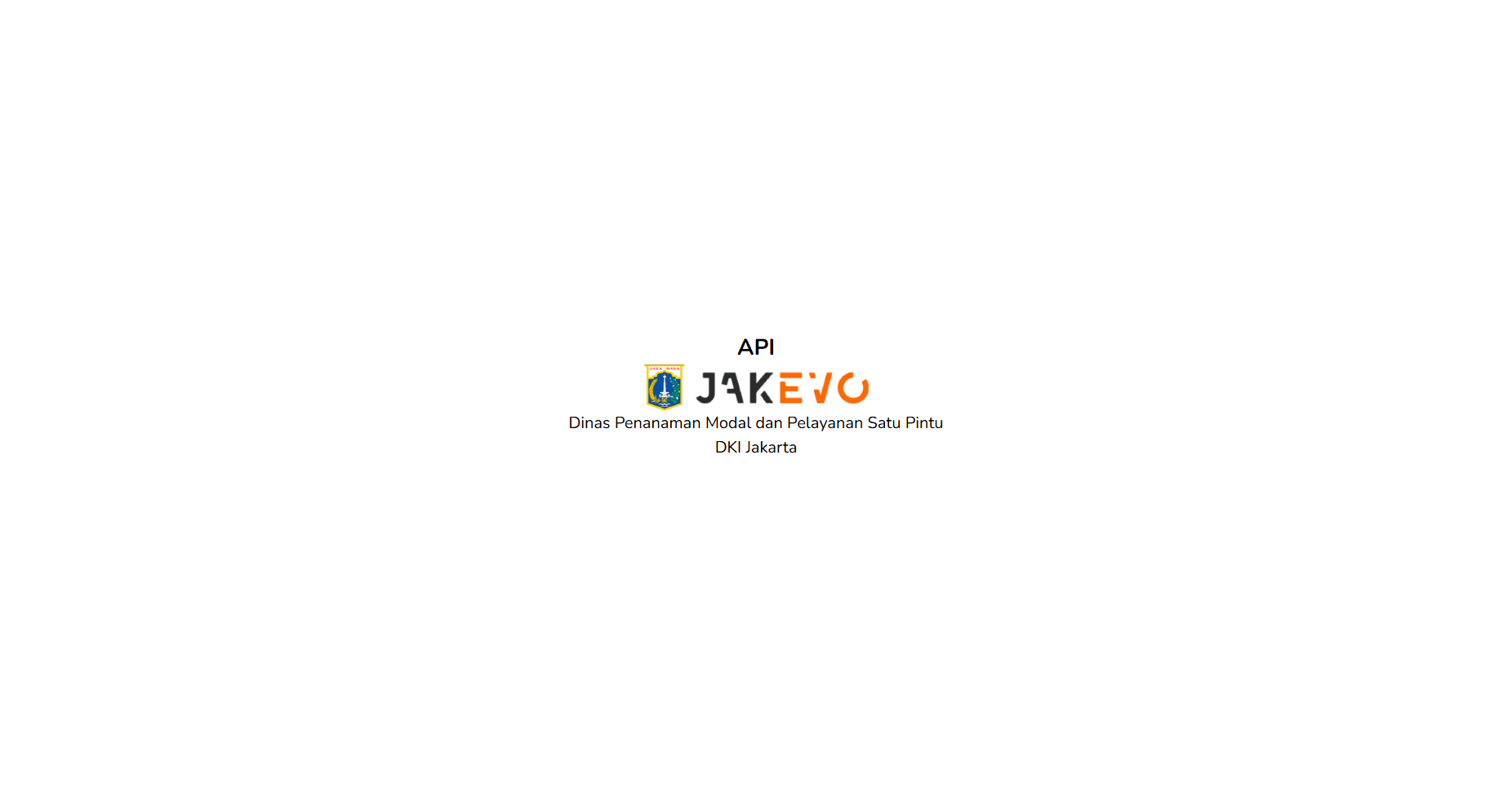 API Jakevo — Integrasi Layanan DPMPTSP